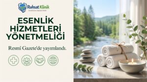 2026 Esenlik Hizmetleri Yönetmeliği kapsamında ruhsatlandırma kriterleri ve esenlik merkezi açılış şartları infografiği